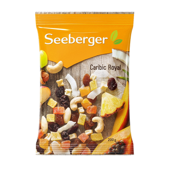 Image de Mélange de graines et fruits séchés Carïbic Royal, SEEBERGER, sachet