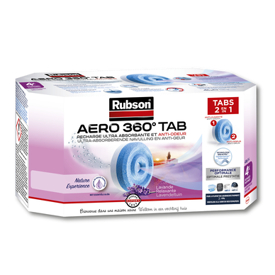 Recharge absorbeur d'humidité RUBSON Aero 360°, pack de 8 recharges - Super  U, Hyper U, U Express 