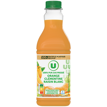 Image de U
Pur jus réfrigéré orange/clémentine/raisin blanc - bk