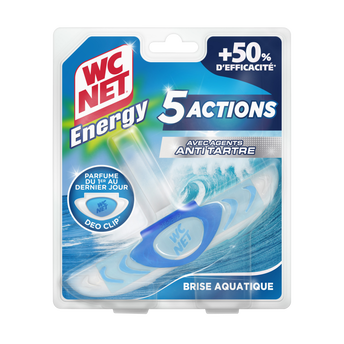 Image de Bloc wc anti-tartre 5 actions brise aquatique WC NET