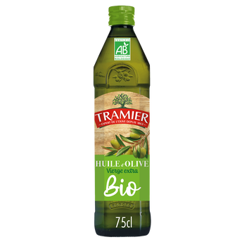Image de Huile d'olive vierge extra bio TRAMIER, bouteille de