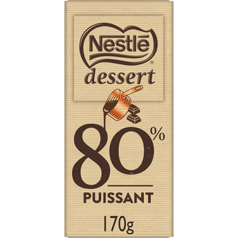 Image de Chocolat noir 80% pâtissier NESTLE DESSERT - Tablette