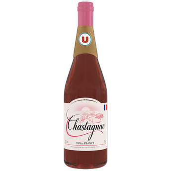 Image de U
Vin rosé Vin de France Chastagnac