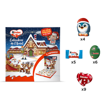 Image de Calendrier de l'Avent chocolat Pop Up KINDER FERRERO