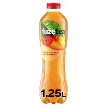 Image de Boisson au thé FUZETEA Pêche Hibiscus - Bouteille