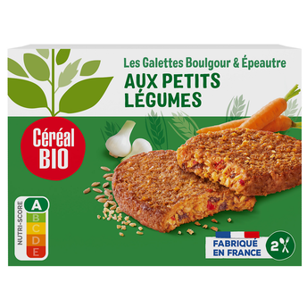 Image de Galette Boulgour Epeautre Légumes CEREAL BIO