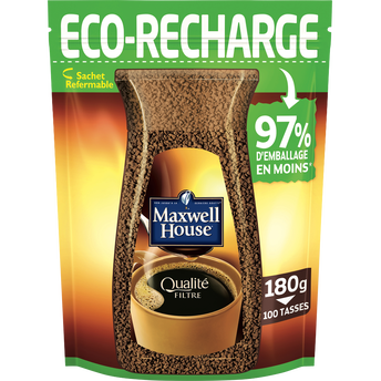 Image de Café soluble MAXWELL HOUSE Qualité Filtre Recharge