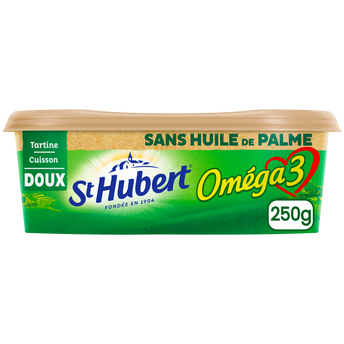 Image de Matière grasse doux à tartiner sans huile de palme Omega 3 ST HUBERT