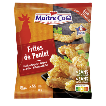 Image de Frites de poulet MAITRE COQ, sachet surgelé de