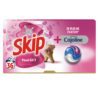 Image de SKIP - Lessive en Capsules - 3 en 1 - Rose et Jasmin - 36 lavages - 759