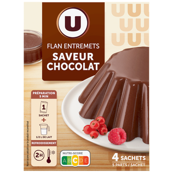 Image de U
Préparation Entremets pour flan chocolat, 4 doses