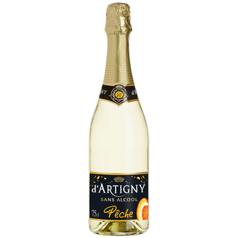 Image de Cocktail pétillant Pêche, sans alcool, D'ARTIGNY