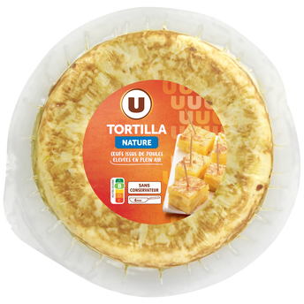 Image de U
Tortilla pomme de terre nature