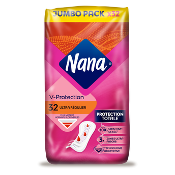 Image de Serviettes hygiéniques ultra régulier NANA