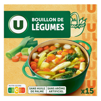 Image de U
Bouillon de légumes  x15