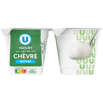 Image de U
Yaourt au lait de chèvre nature