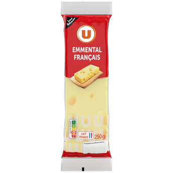 Image de U
Emmental français au lait pasteurisé 29% de matière grasse
