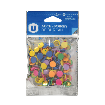 Image de U
Punaise sachet de 120 unités, coloris