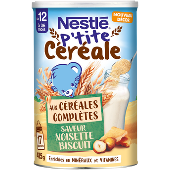 Image de Céréales P'TITE CEREALE complètes noisette biscuit