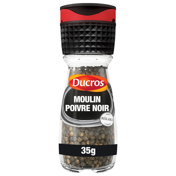 Image de Poivre noir en grains DUCROS moulin