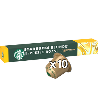 Image de Café capsules STARBUCKS BLONDE ESPRESSO ROAST N°6 - compatible NESPRESSO