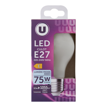 Image de U
Ampoule Led ronde 75w E27 lumière