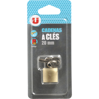 Image de U
Cadenas laiton avec 3 clés, 20mm, sous