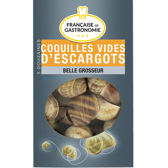 Image de Coquilles d'escargots belle grosseur FRANCAISE DE GASTRONOMIE, boite 1/2