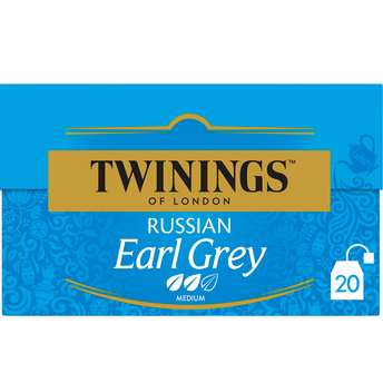 Image de Thé Russian Earl Grey TWININGS, 20 sachets