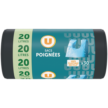 Image de U
Sacs poubelle à poignées multi-usages 30 x 20