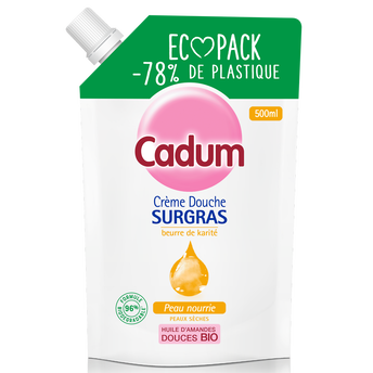 Image de Crème douche CADUM surgras karité Ecopack