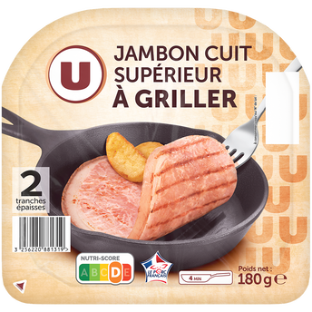 Image de U
Jambon cuit à griller - x2 tranches