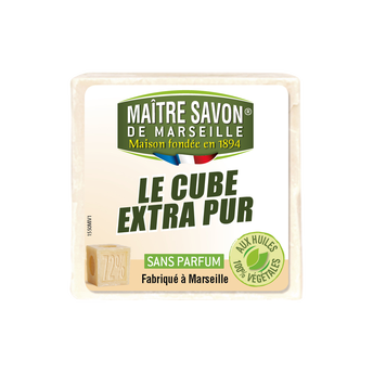 Image de Savon de Marseille traditionnel pur blanc MAÎTRE SAVON DE MARSEILLE