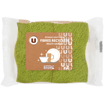 Image de U
Éponges grattantes en fibres recyclées toutes surfaces