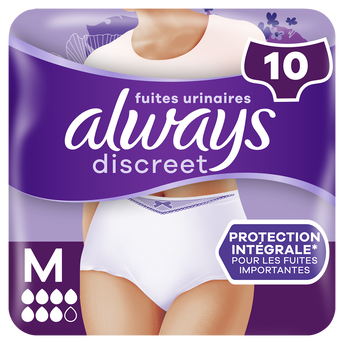 Image de Culottes pour fuites urinaires 5 drops ALWAYS DISCREET M