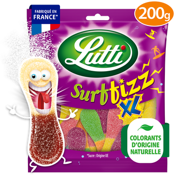 Image de Bonbons Surfizz XL piquants LUTTI - Sachet de
