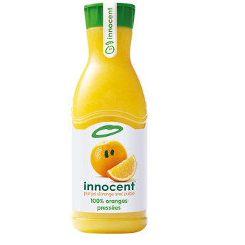 Image de Pur jus d'orange avec pulpe réfrigéré INNOCENT