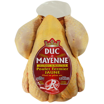 Image de Poulet fermier jaune pf congelé DUC DE MAYENNE sous bdf