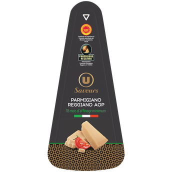 Image de U SAVEURS
Parmigiano Reggiano AOP lait cru 30%MG