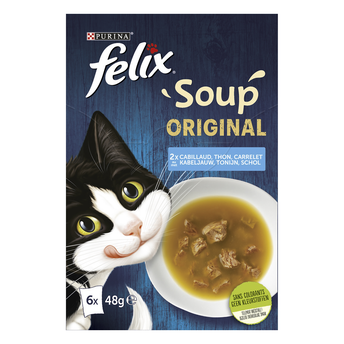 Image de Sachets fraîcheur pour chat Soup Original Sélection Poissons FELIX