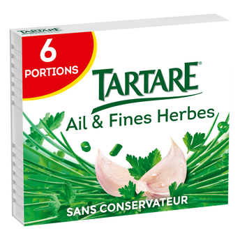Image de Fromage à tartiner ail et fines herbes TARTARE - 6 portions