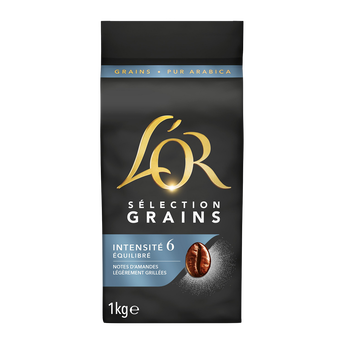 Image de Café en grains L'OR Sélection Intensité 7 - 100% Arabica