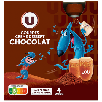 Image de U MAT ET LOU
Crème dessert chocolat 4x85g