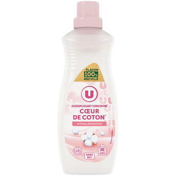 Image de U
Adoucissant concentré coeur de coton flacon de