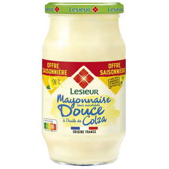Image de Mayonnaise fine & douce LESIEUR, bocal