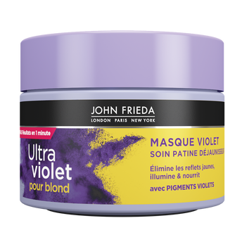 Image de Masque cheveux ultra violet soin platine déjaunisseur JOHN FRIEDA