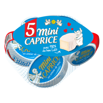Image de Fromage lot de 5 minis Caprice CAPRICE DES DIEUX - 5 50g filet de