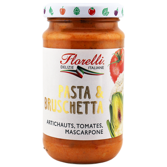 Image de Pasta&bruschetta artichauts tomates mascarpone FLORELLI
