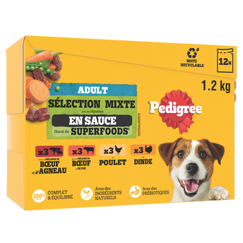 Image de Sachets fraîcheur chien sélection mixte en sauce PEDIGREE