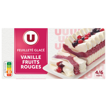 Image de U
Feuilleté glacé vanille fruits rouges
